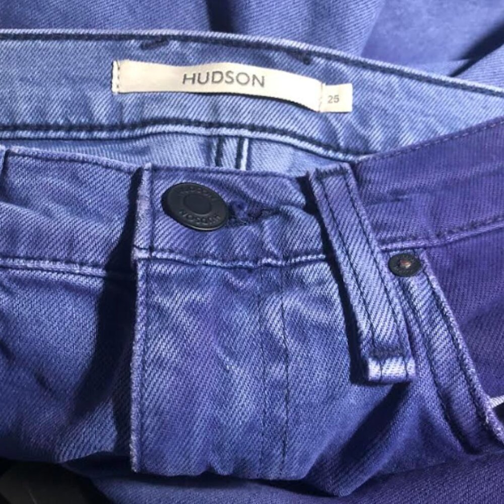 Hudson Jeans Freya Mid-Rise Skater Short Ombre NWT Sz 25 - Picture 6 of 7